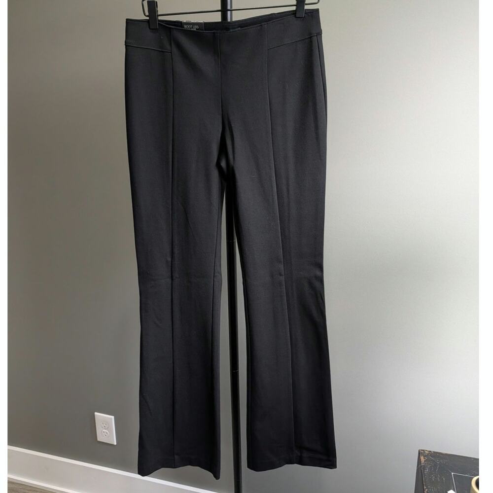 NWT INC International Concepts Black Boot Leg Regular Fit Pants Size 8 Long - Picture 2 of 6